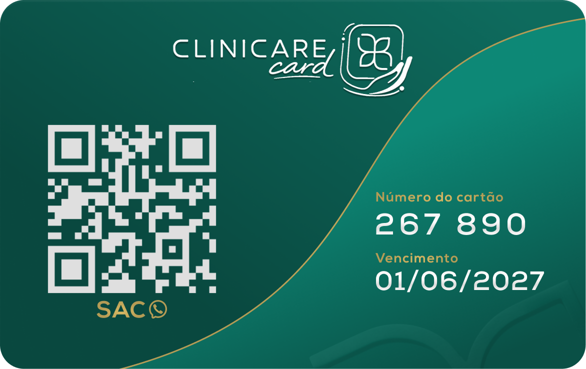 Verso do Clinicare Card